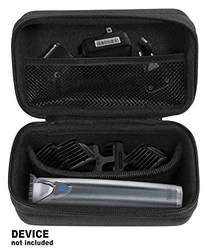 CaseSack case for Wahl Professional 5-Star Cord/Cordless Magic Clip #8148, Stainless Steel Lithium Ion+ Beard and Nose Trimmer, 9684, 9818, 9854, PowerPro9686, 9864, 9899, Organizer for Accessories