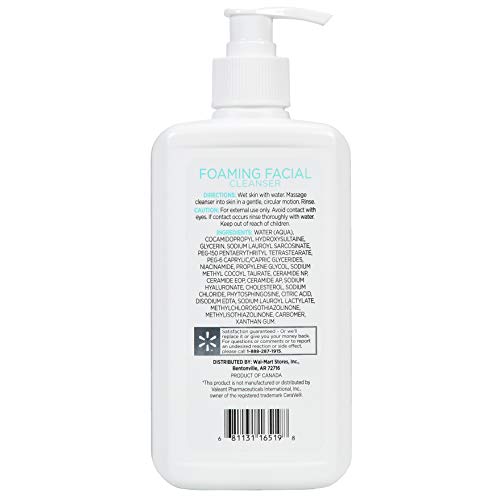 Equate Beauty Foaming Facial Cleanser, Normal to Oily Skin, 12 fl oz