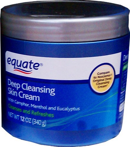 Deep Cleansing Skin Cream by Equate 12oz Compare to Noxzema Original Deep Cleansing Cream