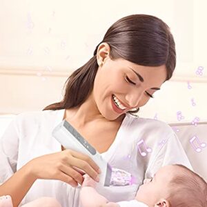 GROWNSY Nasal Aspirator for Baby, Electric Nose Aspirator for Toddler, Baby Nose Sucker, Automatic Nose Cleaner with 3 Silicone Tips, Adjustable Suction Level, Music and Light Soothing Function