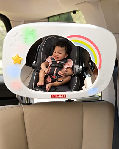 Skip Hop Baby Car Mirror, Silver Lining Cloud Entertainment Mirror