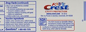 Crest Kid's Crest, Fluoride Anticavity Toothpaste, Sparkle Fun Flavor, 4.6 Ounce Tubes (Pack of 4)