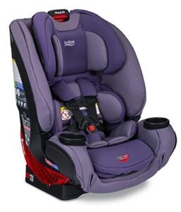 britax one4life clicktight all-in-one car seat – 10 years of use – infant, convertible, booster – 5 to 120 pounds – safewash fabric, plum