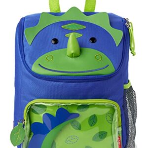 Skip Hop Big Kid Backpack, Zoo Kindergarten Ages 3-4, Dinosaur