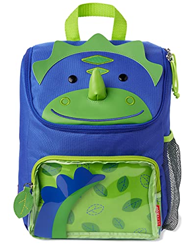 Skip Hop Big Kid Backpack, Zoo Kindergarten Ages 3-4, Dinosaur