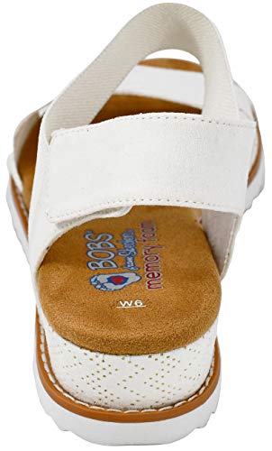 Skechers womens Desert Kiss Sandal, Off White, 8 US