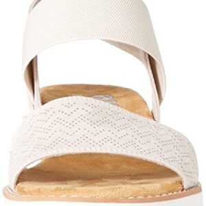 Skechers womens Desert Kiss Sandal, Off White, 8 US