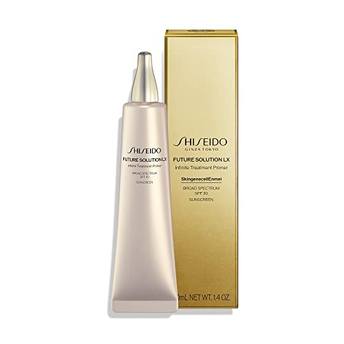 Shiseido Future Solution LX Infinite Treatment Primer SPF 30 - Smooths Pores, Controls Oil & Corrects Uneven Skin Tone - 8-Hour Hydration - Non-Comedogenic