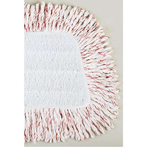 Rubbermaid 1M20 Reveal Mop Dry Dusting Cleaning Pad, 15-Inch, White/Red