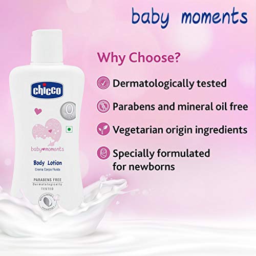 Chicco Baby Moment Body Lotion Size 200 Ml.