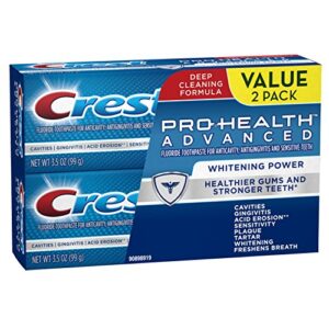 Crest Pro-Health Advanced Whitening Power Toothpaste, Twin Pack