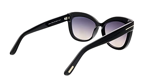 Tom Ford FT0524 01B Shiny Black Alistair Cats Eyes Sunglasses Lens Category 2 S