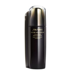 shiseido future solution lx concentrated balancing softener – 170 ml – anti-aging facial lotion – infuses moisture, refines texture & improves dullness for radiant results – all skin types