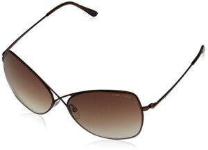 tom ford tf250 colette 48f womens shiny dark brown 63 mm sunglasses – shiny dark brown