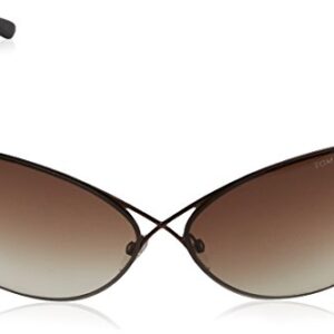 Tom Ford TF250 Colette 48F Womens Shiny Dark Brown 63 mm Sunglasses - shiny dark brown