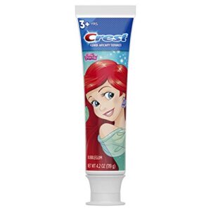 crest pro-health stages anticavity fluoride toothpaste disney princesses bubble gum – 4.2 oz, pack of 2 – images may vary