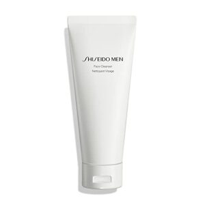 shiseido men face cleanser – 125 ml – 2-in-1 cleanser & shaving cream – removes dirt, oil & debris for clean, energized skin – all skin types