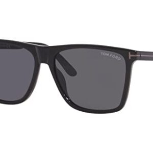 Sunglasses Tom Ford FT 0832 -N Fletcher 01A Shiny Black/Smoke Lenses