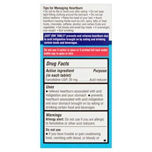 Equate Maximum Strength Famotidine Acid Reducer, 20 mg, 25 Tablets