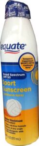 equate broad spectrum spf 50 continuous spray sport sunscreen 6oz compare to coppertone sport