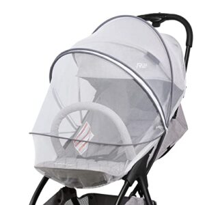 beberoad love mosquito net for stroller universal baby mosquito net durable net cover for bassinet/car seat/cradle (white)