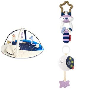 skip hop baby activity gift set with activity play mat and jitter toys, celestial dreams collection