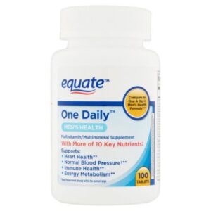 equate one daily men’s multivitamin multimineral supplement, 100 tablets