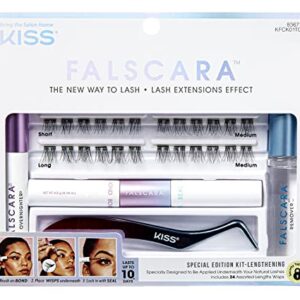 Kiss Falscara Special Edition Kit Lengthening 24 Asst Lashes