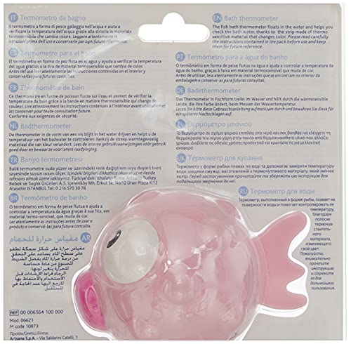 Chicco Bath Temperature Indicator Fish Ball Pink Color