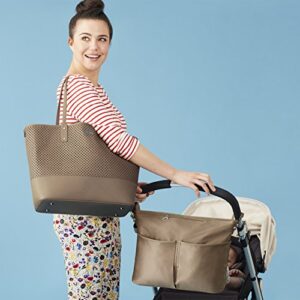 Skip Hop Duet 2-in-1 Diaper Tote, Taupe