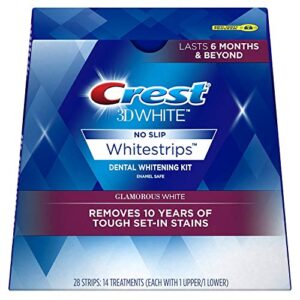 crest 3d white glamorous white whitestrips – 28 strips (packaging may vary)