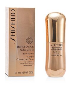 shiseido benefiance nutriperfect eye serum – 15 ml – eye treatment for mature skin – improves look of firmness, reduces visible wrinkles & dark circles, boosts radiance