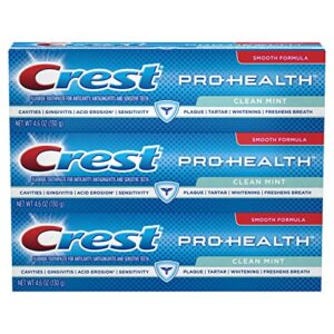 crest pro-health clean mint toothpaste, 4.6 oz (pack of 3)
