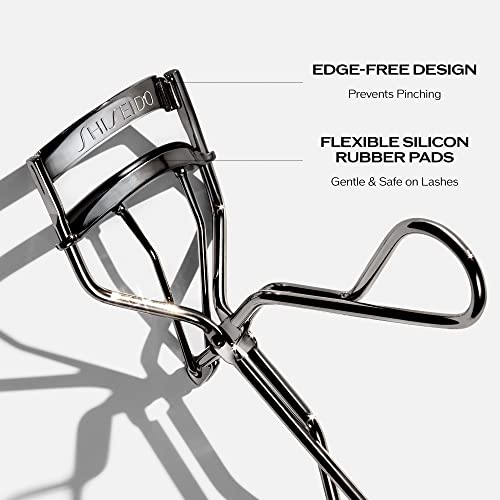 Shiseido Eyelash Curler Pad - Includes 2 Refill Pads - Use with Eyelash Curler to Crimp & Curl Lashes for Perfect, Eye-Framing Fringe