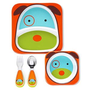 SKIP HOP Dog Zoo Mealtime Gift Set, 1 EA