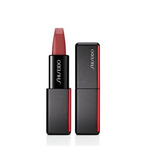 shiseido modernmatte powder lipstick, semi nude 508 – full-coverage, non-drying matte lipstick – weightless, long-lasting color – 8-hour coverage
