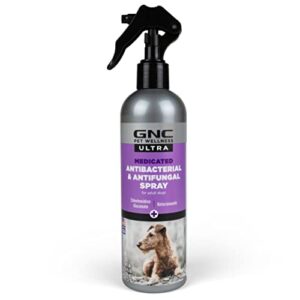 gnc ultra medicated shampoo 16oz | medicated relief pet shampoo for dogs | gnc shampoo for dogs with infections & fungus irritation itching, 16 ounces