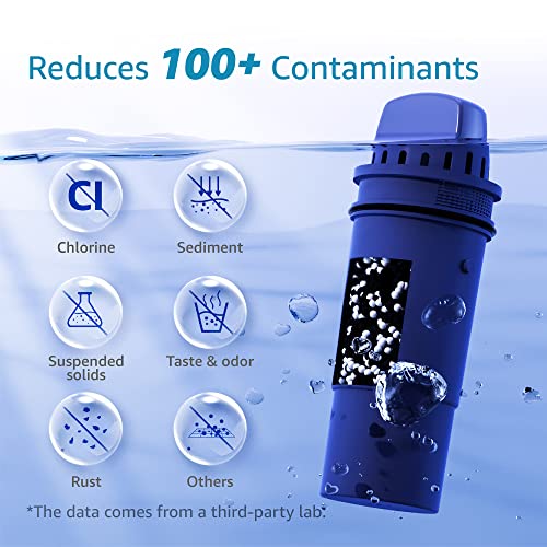 AQUA CREST Replacement for Pur® Pitcher Water Filter, CRF950Z, PPF951K, CR-1100C, PPT700W, CR-6000C, PPT711W, PPT711, PPT710W and More Pur® Pitchers and Dispensers, NSF Certified, AQK-CF10A (6 Packs)