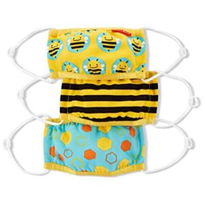 Skip Hop Kid's Face Mask, Zoo Bee, 3pk