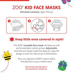 Skip Hop Kid's Face Mask, Zoo Bee, 3pk