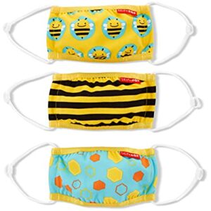 Skip Hop Kid's Face Mask, Zoo Bee, 3pk