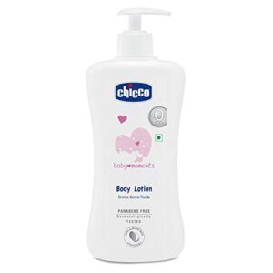 chicco baby moment body lotion size 500 ml.