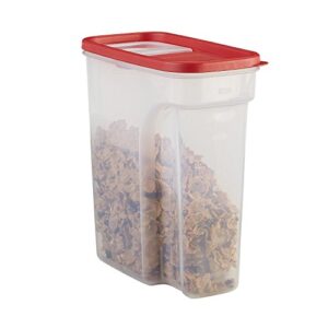 Rubbermaid Flip Top Cereal Keeper, Modular Food Storage Container, 3 Pack, (2) 22-Cup (1) 18-Cup