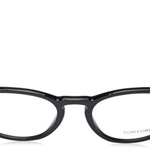 Tom Ford FT5401-0001-51 Black Eyeglasses, Shiny Black, 51-20-145