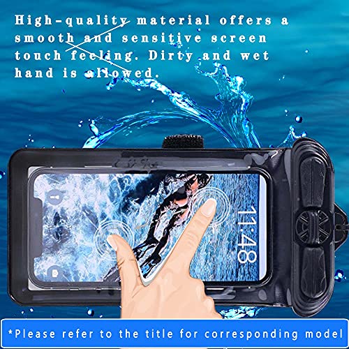 Puccy Case Cover, Compatible with Garmin GNC 355 355A Black Waterproof Pouch Dry Bag ( Not Screen Protector Film )