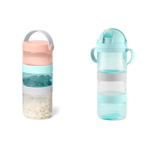 Skip Hop Formula, Sip & Snack Container Gift Set with Formula to Food Container and Sippy Cup Container Tower