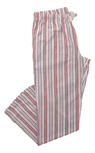 Old Navy Women's Flannel Pajama Pants (Pink Red Stripe) (XX-Large)