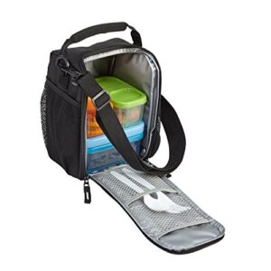 Rubbermaid LunchBlox Lunch Bag, Small, Black Etch