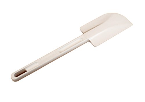 Rubbermaid Commercial Products Cold Temperature Scraper Spatula, White, 9.5 Inch, Clean-Rest Design (FG1901000000)