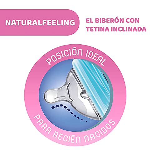 Natural Feeling Chicco Baby Bottle 150ml 0Mesi + Bimbo